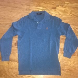 Polo Ralph Lauren Blue Long Sleeve Polo Shirt